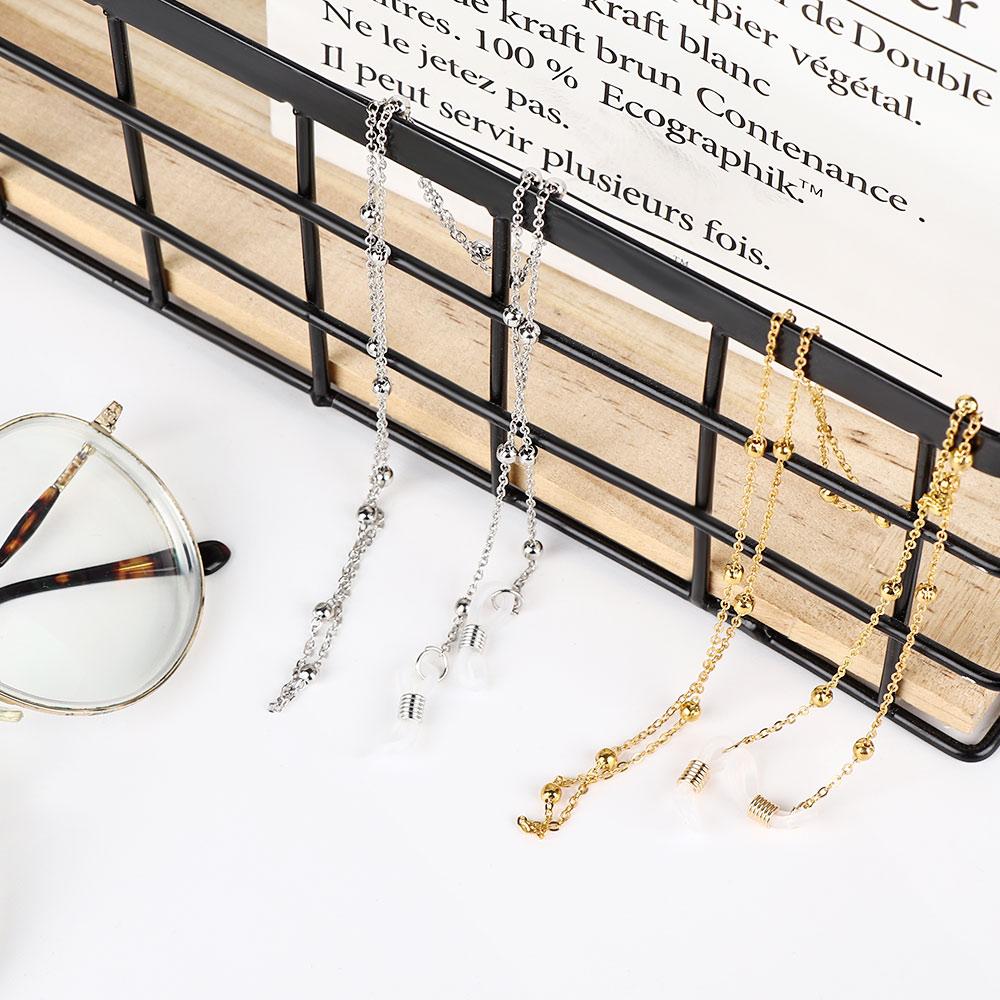 Eyeglass Retainer Straps Man Women Fashion Women Eyewear Glasses Chain Sunglasses Gold Reading