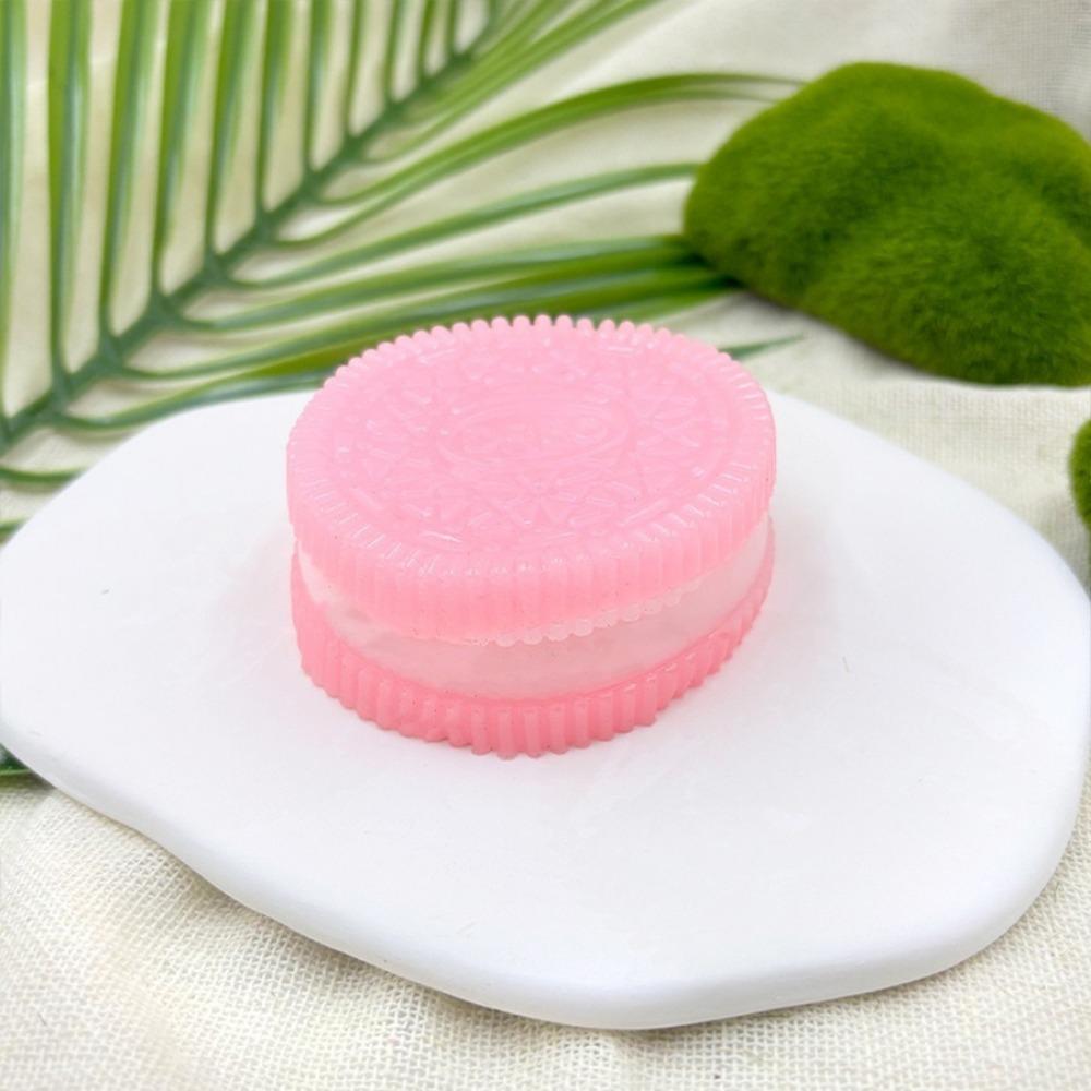 Soft Taba Squishy Handmade Cookies Stress Relief Toy Sensory Fidget Toys for Kids Adults Anxiety Relaxation Squeeze Holiday Gift