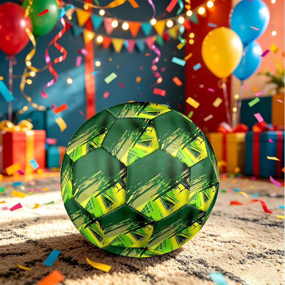 1pc Abstract Palm Size 5 Soccer Ball Professional Match Training Football Indoor &Outdoor Sports Ball Lightweight Durable c6595