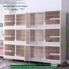 Three-Tier Solid Wood Cat Breeding & Boarding Cage with Birthing Room