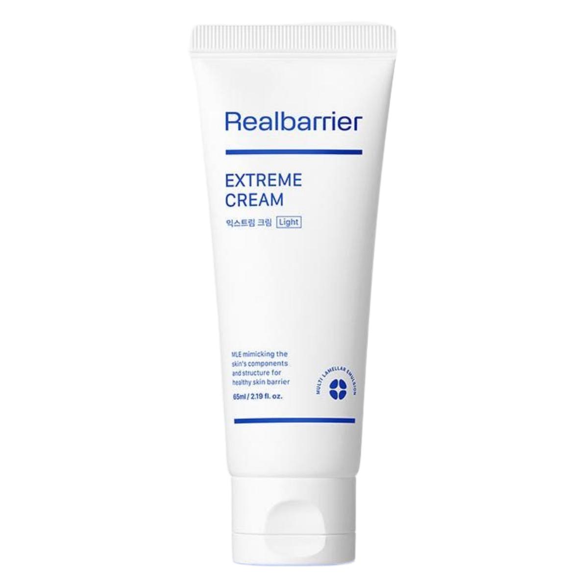 Real Barrier Extreme Cream Light 65ml - Skin Barrier Strengthening Moisturizer, Lightweight Hydrating Face Cream, Non-Greasy Daily Lotion
