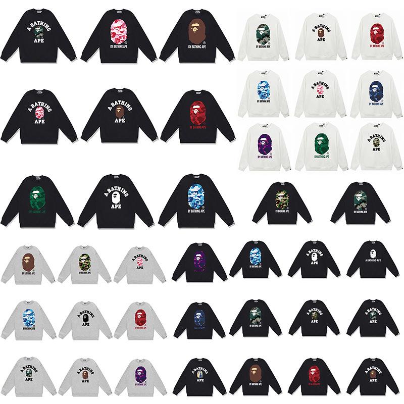 Herrtröja med lång ärm, boktryck och frotté - Höst/Vinter Casual Pullover Trendig Topp