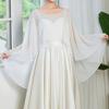 Elegant Sheer Shawl Top Loose Fit Chiffon Sunscreen Outerwear Chiffon Cover Up  Vacation