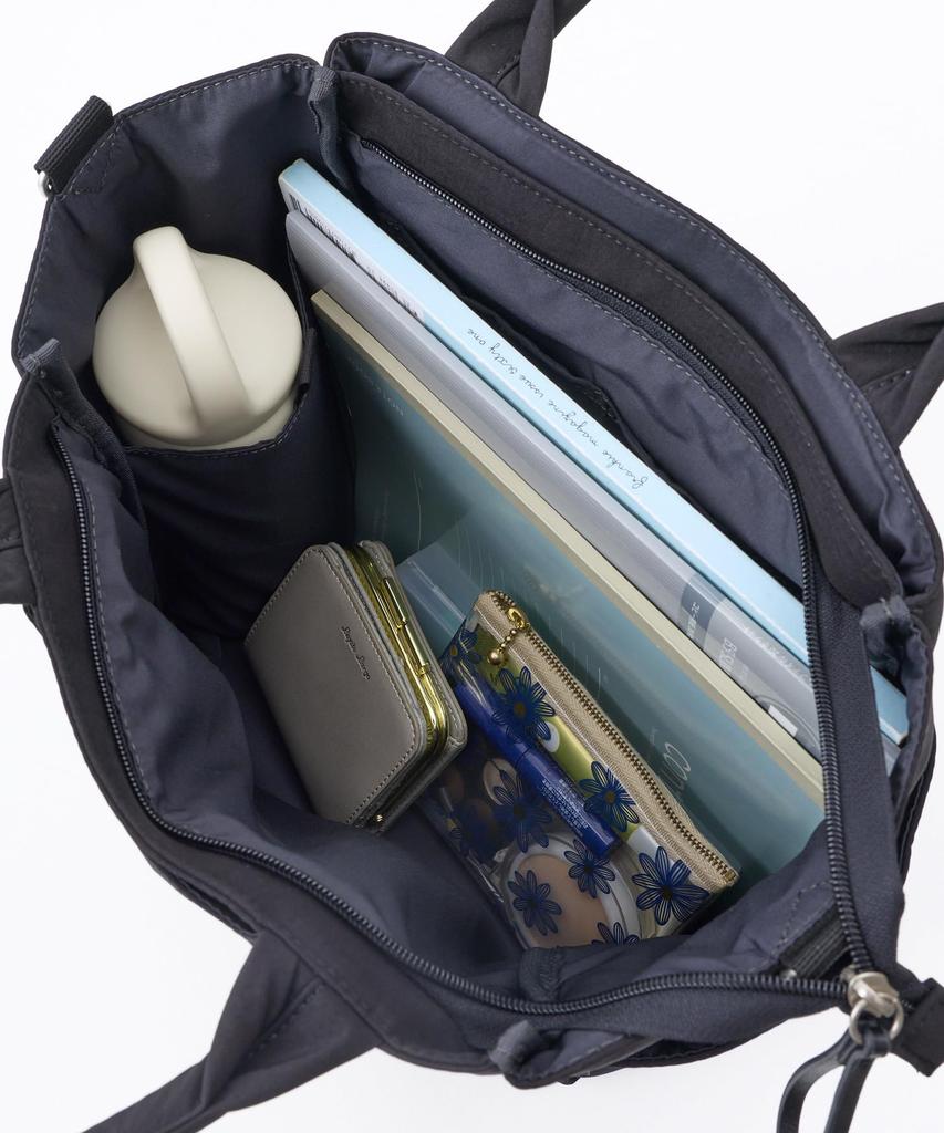 Natural Tote Bag, Water-Repellent, 2-Way, A4 Size