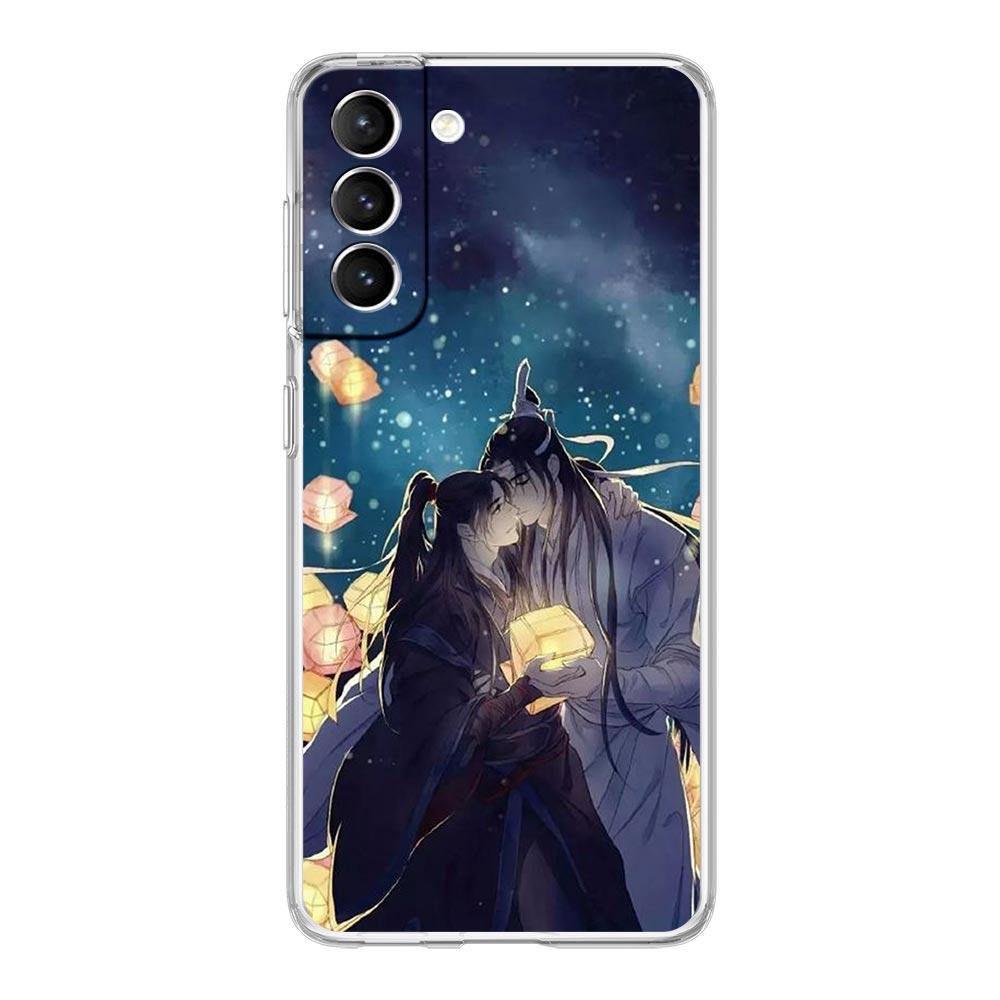 

Чехол для телефона Mo Dao Zu Shi Wei Wuxian для Samsung Galaxy S22 5G S20 Ultra S21 FE 5G S10E S9 S8 S10 Plus Note 20 10, прозрачный чехол Note 10 Plus