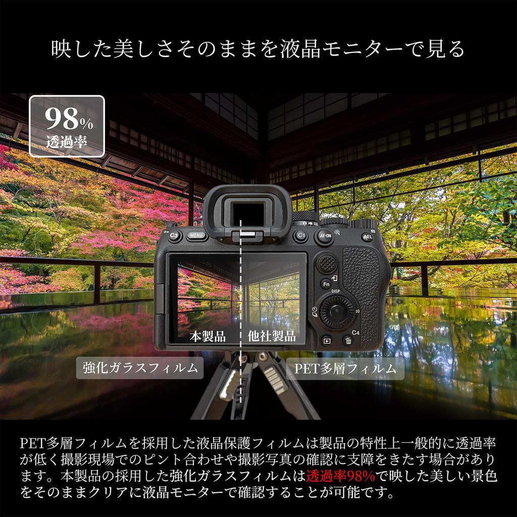 Skleněná fólie SONY Kompatibilní s fotoaparátem LCD Ochranná fólie Tvrzené sklo Tvrdost 9H Sada a7cii a7c2 a6700 a7iv a74 a7cr / 7CII / 6700 / 7IV / 7CR / [2