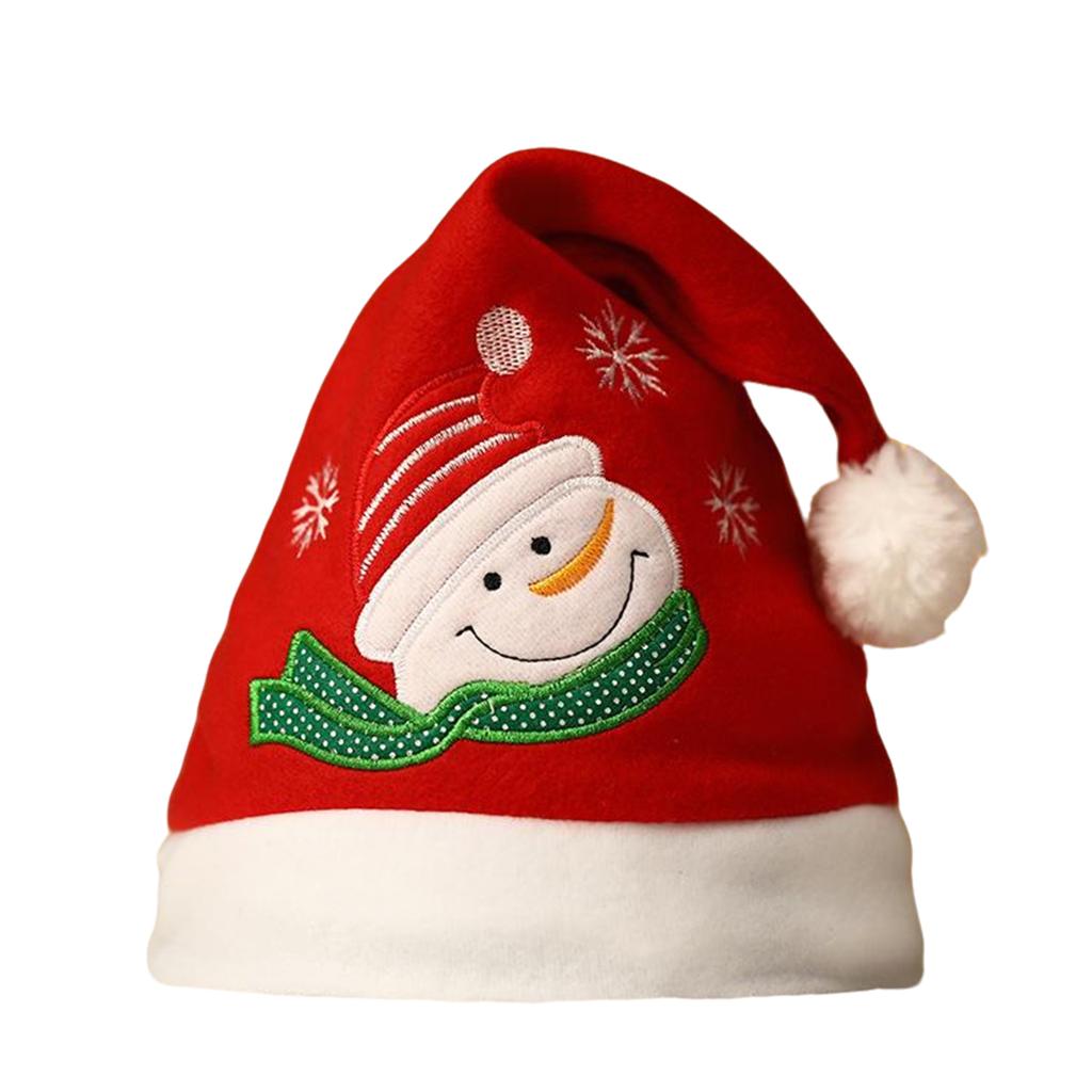 Personalized Custom Adult Hat Red Christmas Hat Decoration