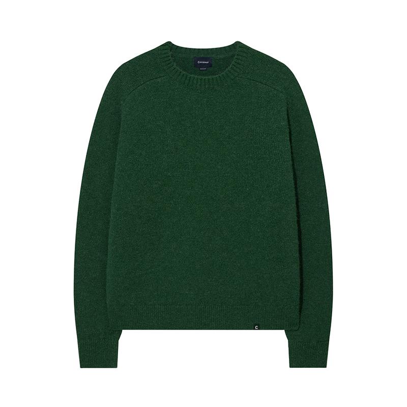 COVERNAT Hairy Raglan Knit Green