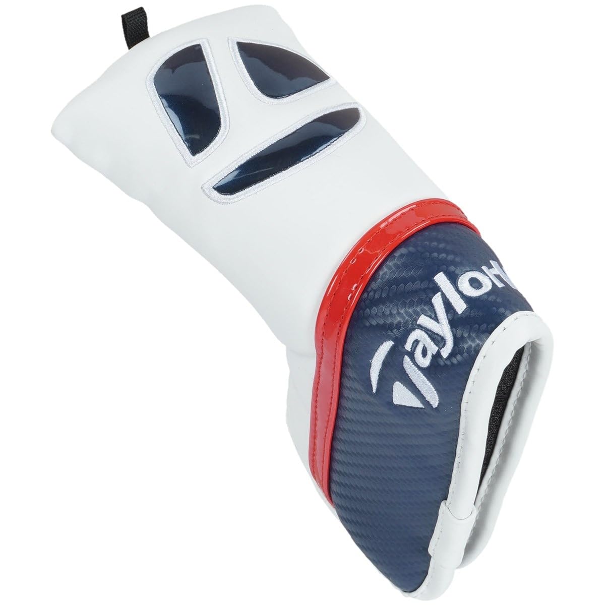 

TaylorMade Austec Putter Cover Blade, White/Navy/Red, Men s Headcover, 2024SS UN086