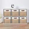 Home Decor Organized Living Space 27x27x27cm Foldable Bins Available In White Compact Storage Lightweight Design
