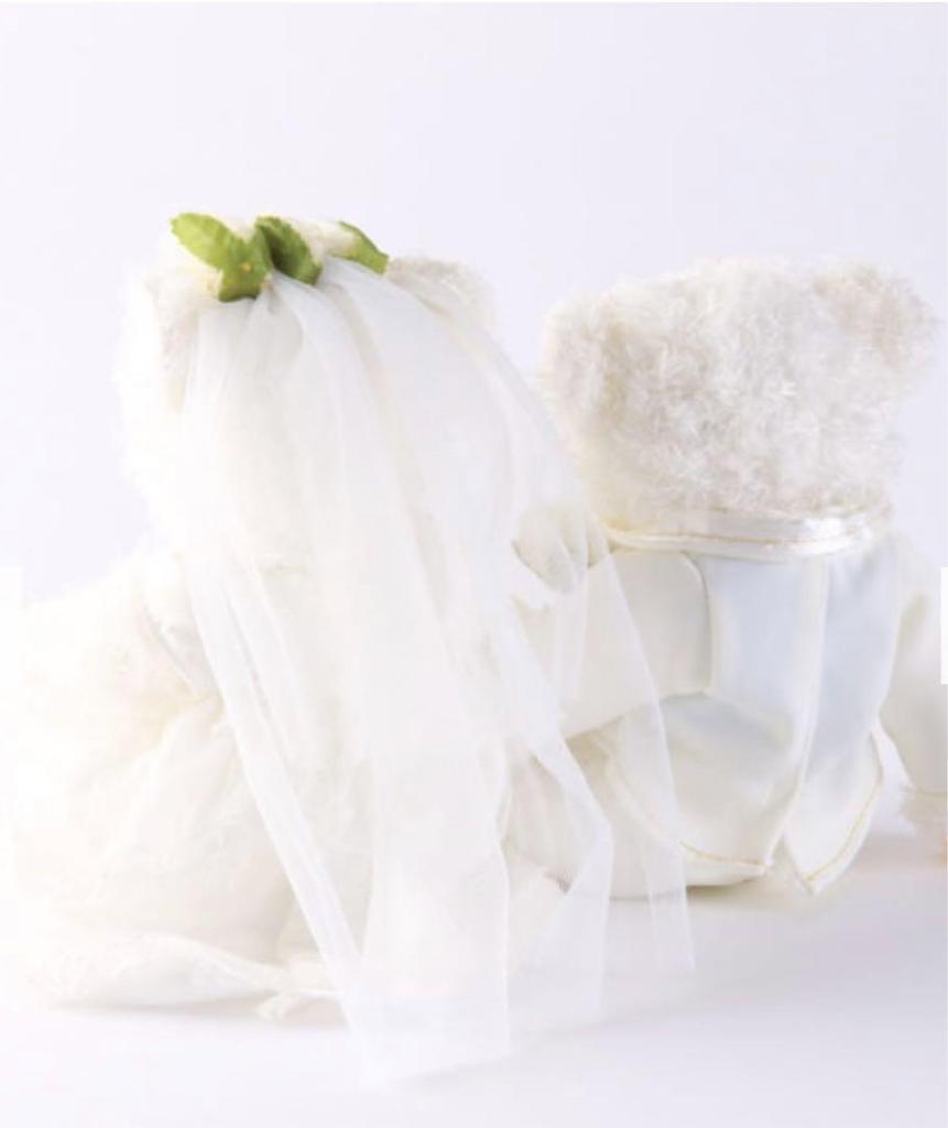 [USED] wedding teddy bear