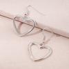 Korean love earrings, female new trendy fairy cold wind ins simple Korean face thin earrings E1981