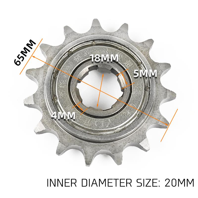 Hochwertiges Motorrad-Getrieberad Rollrad, Kraftstoffsparendes Rad, 428-15 Zähne, 420-14 Zähne kleines Ritzel