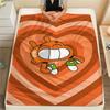 Darwin Watterson Printed Flannel Blanket, soft throw for bedroom sofa, washable, fan merchandise, great gift.