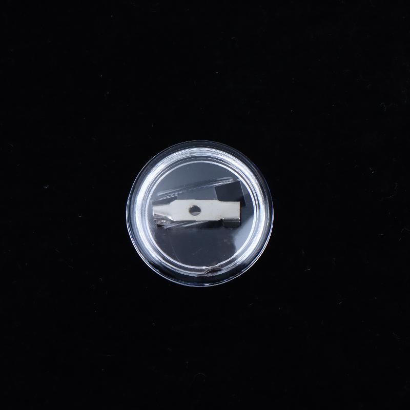 Blank Acrylic DIY Button Pins 10 PCS Transparent Badge Set for Small Business Custom Pin Making Supplies