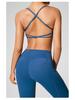 European & American Women's Yoga Clothes: Medium-Intensity Spaghetti Strap Sports Bra & Beautiful Back Camisole