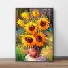 Van Gogh Sunflower Wall Art Poster Monet Abstract Vintage Mural Modern Home Decor Canvas Pictures Prints Living Room Decorate