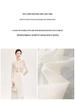 Nanyou High-Quality Lace Trim Mist-Effect Ice Silk Long-Sleeve Women's Shirt