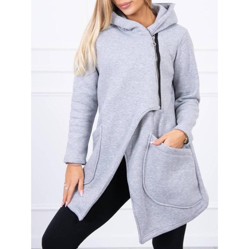 BITCED Women's Vintage Casual Solid Color Print Autumn Winter Long Sleeve Jackets & Coats