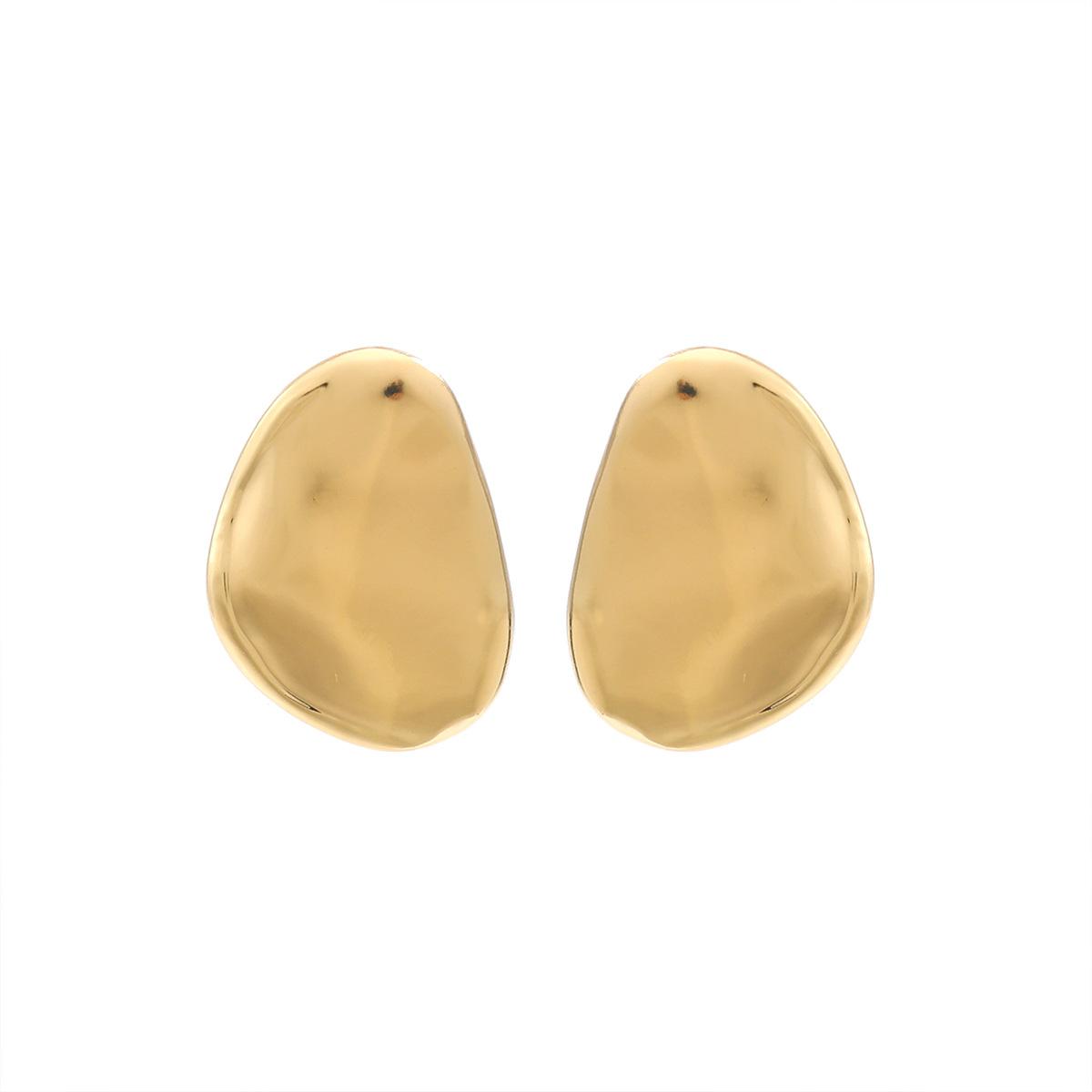 

Преувеличенные крупные брендовые сплавные геометрические серьги женские простые модные легкая роскошь высококлассные серьги в стиле INS золотой