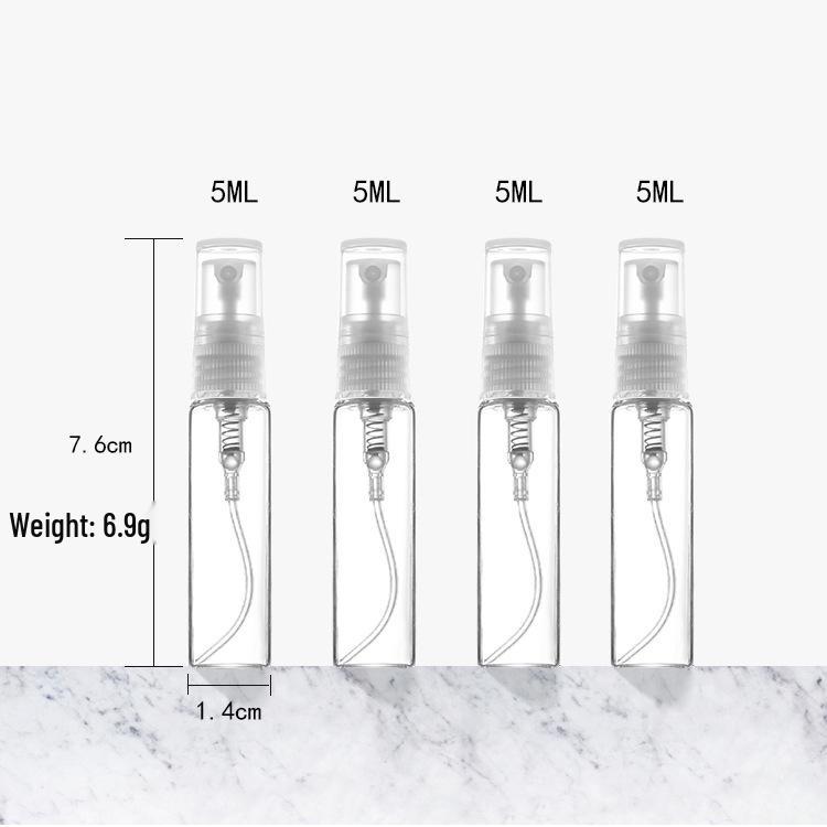 Available 5ml Glass Spray Bottle Set for Perfume Samples