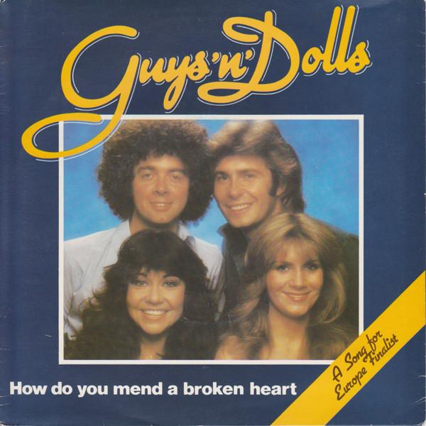 

7-дюймовая пластинка GUYS N DOLLS How Do You Mend A Broken Heart MAG141 Магнит 1979 Великобритания Поп Б/у