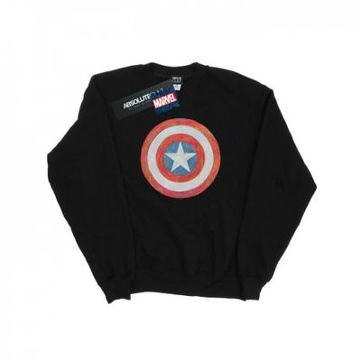 Mens Captain America Sketched Shield Sweatshirt