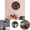 Minimally Retro Elvis Presley Patterned Wall Clock For Living Room Decor