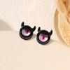 Cute kitten animal simple stud earrings creative cartoon personality earrings independent station