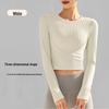 Damen Langarm Yoga Wear - Frühling & Herbst Laufen, Pilates, Fitness Top CX503