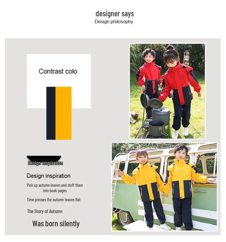 3-in-1 Kapuzenjacke Herbst/Winter 2021: Schuluniformen für Kindergarten, Grundschule & Sekundarstufe im Campus-Stil