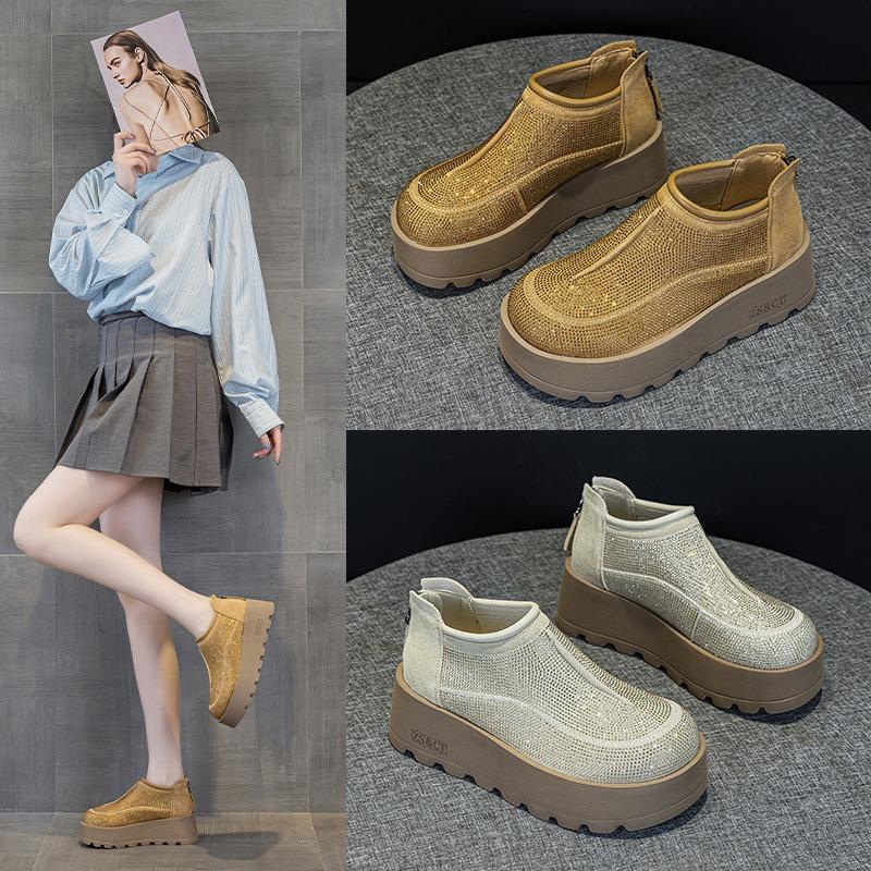 Spring and Summer New Hole Sandals Breathable Thick Sole Heightening Versatile Hollow Casual Shoes Women 161
