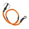 1/10 1/8 RC Winch Rope Alloy Hooks Elastic RC Crawler Winch Strap for Roof Luggage 580mm Orange