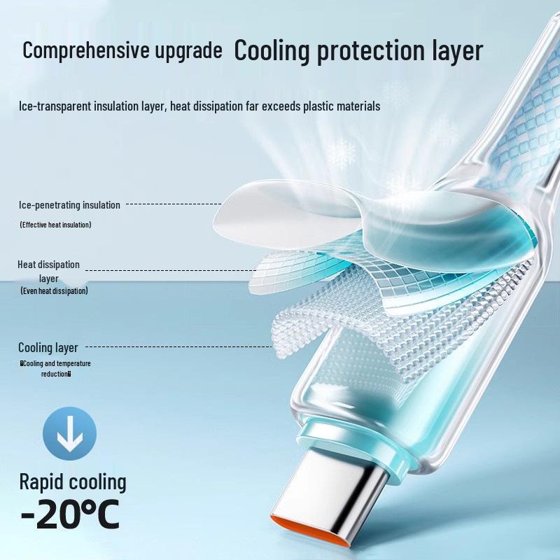 120W Super Fast Type-C Charging Cable for Apple 15/16, Huawei, Honor Phones