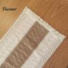 Farmhouse Fabric Placemats Bohemian Fringed Placemat Soft Cotton Linen Vintage Jacquard Machine Washable for Home Dining Table Decoration