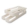 Refrigerator Eggs Dispenser Space Saving Foldable Rolling Fridge Egg Organizer for Home