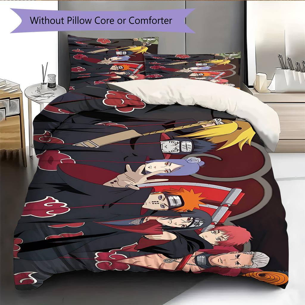 Set Copripiumino Trapuntato con Fantasia Cartone Animato Federa Decorazione per la Casa Regalo di Compleanno (1 * copripiumino + 2 * federa, senza nucleo)