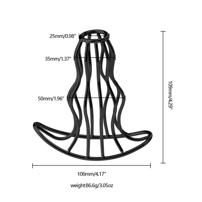 Metal Hollow Anal Plug for Self-Pleasure and Stimulation - Adult Sex Toy