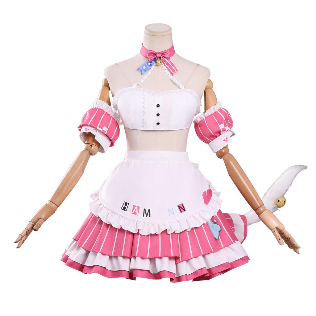 Azur Lane Uss Hammann Cosplay Costume For Halloween Role Play With Polyester Fabric For Game Events