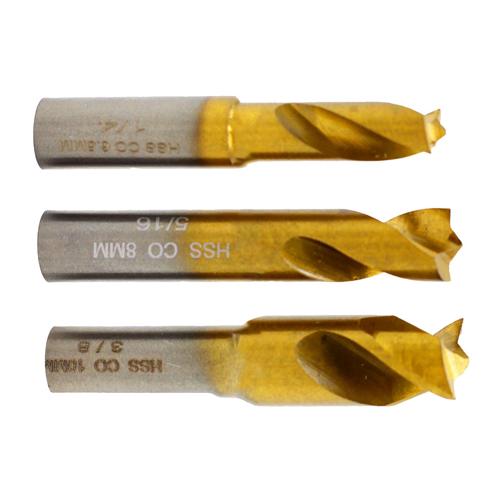 

3 шт. Сверло для сварной точки Набор фрезерных сверл с ЧПУ Цилиндрический хвостовик Концевая фреза Наконечник сварочного сверла для разделения точки