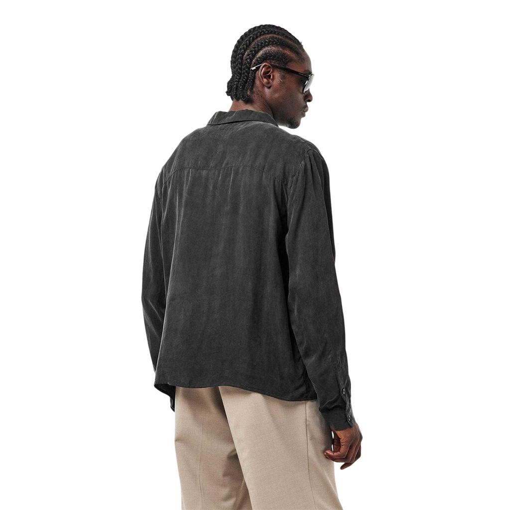 Belier Mens Plain Long-Sleeved Shirt