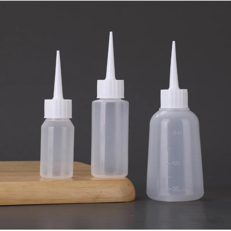10Pcs Empty Plastic Squeeze Bottles Liquid Bottle Dispensers Dropping Tube Nozzle Needle Bottle Liquid Container