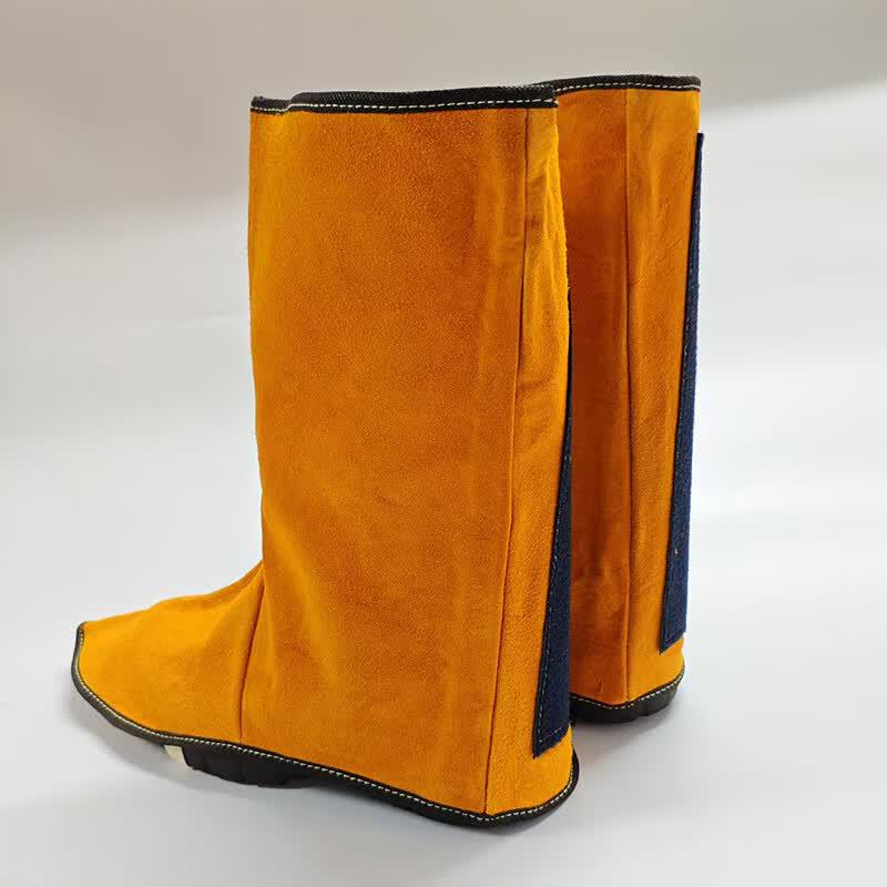 PZDE Cowhide Welding Leg and Foot Protective Spats