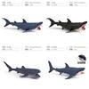 Marine Animal Pvc Model For Kids Educational Toy Shark With Large Mouth And Seaworld Theme