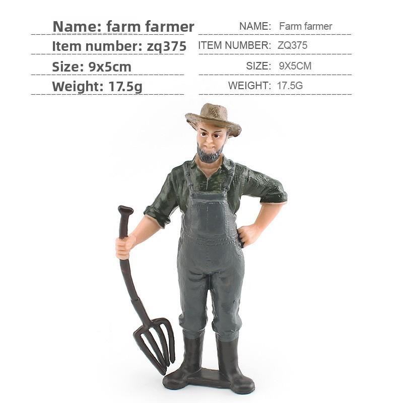 Simulated Diver Veterinarian Farmer Worker Postal Worker Toy Model Ornament For Collectors And Play