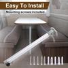 56 To 93cm Adjustable RV Folding Telescoping Leg Tables Support Aluminum Alloy Telescopic Desk Stand for Rv Pontoon Truck Camper Yacht Travel Trailer