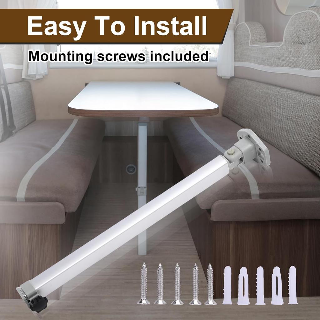 56 To 93cm Adjustable RV Folding Telescoping Leg Tables Support Aluminum Alloy Telescopic Desk Stand for Rv Pontoon Truck Camper Yacht Travel Trailer