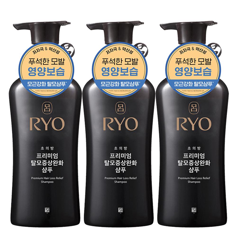 Ryeo Choeuibang Premium Hair Loss Relief Shampoo 490ml 3 Pcs