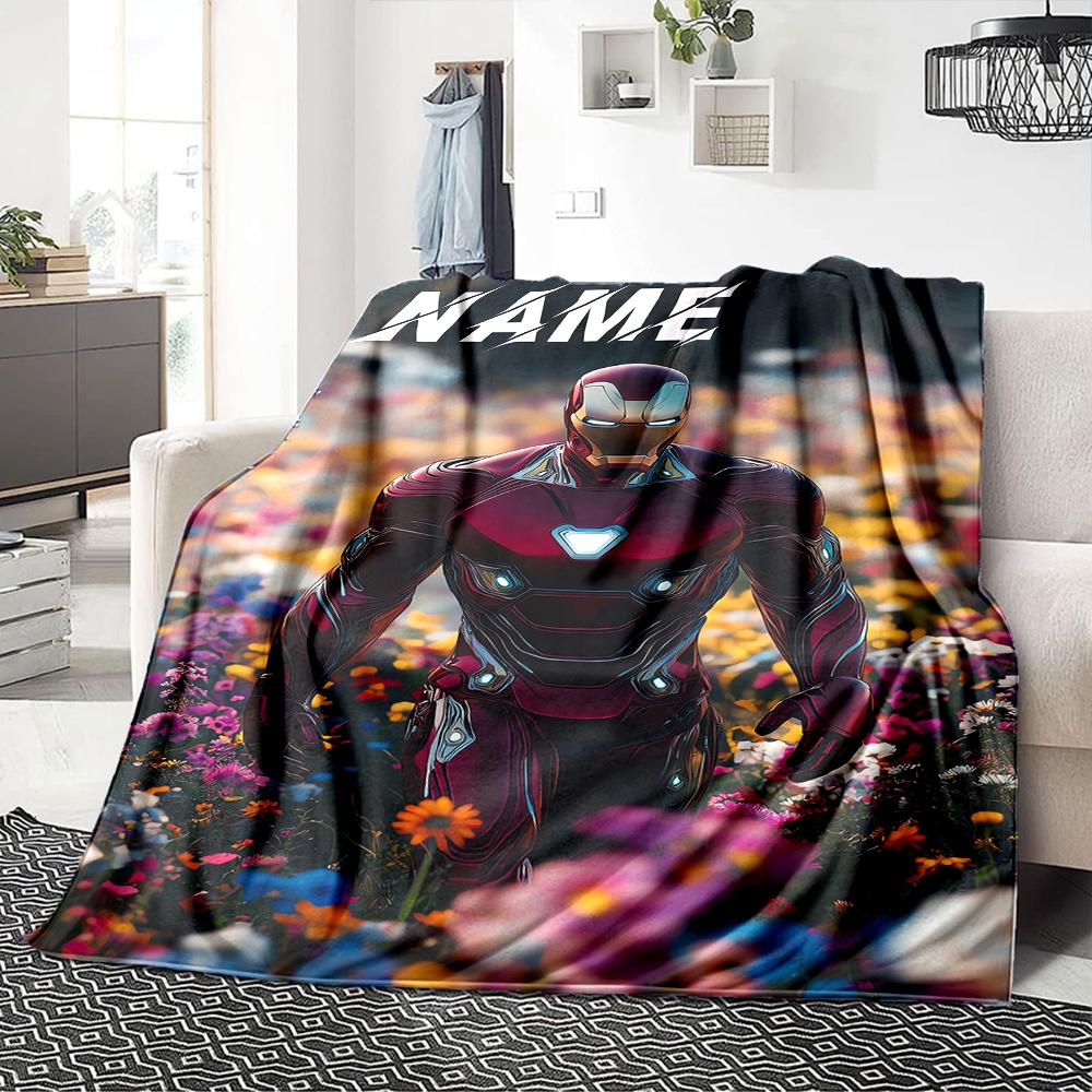 Custom Name "Venom Love Heart Theme" blanket for Couch & Bed, Plush Cozy Fuzzy Blanket Super Soft & Warm Blankets for Fall and Winter. 09084