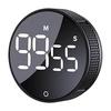 1PC Kitchen Timer USB Rechargeable Rotating Timer For Cooking Studying - One-Button Precision! Home Kitchen Time Tools